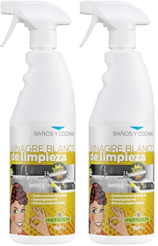 Vinagre de Limpieza 750ml con Aroma Limón (Paquete de 2)