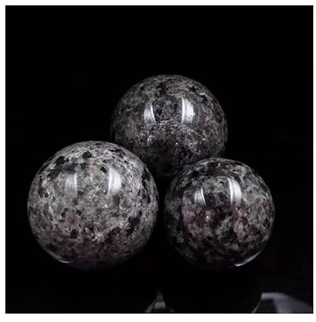 1 pieza de esfera fluorescente de cristal de 6-7 cm con piedras de llama