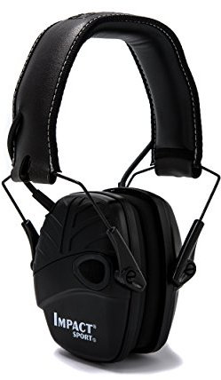 Honeywell 1034490 Howard Leight Casque Antibruit Impact Sport Noire, SNR 25, Noir