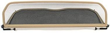 GermanTuningParts Windschott für Mercedes E-124 (1991-1997) - Klappbar - mit Schnellverschluss - Beige | Windabweiser | Windblocker | Wind deflector