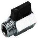 MINIVALVOLA M/F D.1/2 MANIGLIA CROMATA