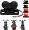 DREAMIZER Universal 40 LED Dual Motorrad Rücklicht Bremslicht Blinker Lauflampe mit Nummernschild Halterung für Custom Street Bike Dirt Bike Cruiser Chopper(Rauch)