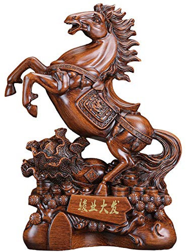 LISAQ Pferd Dekoration Statue Skulptur Büro Wohnzimmer Dekoration Handwerk Eröffnungsgeschenk