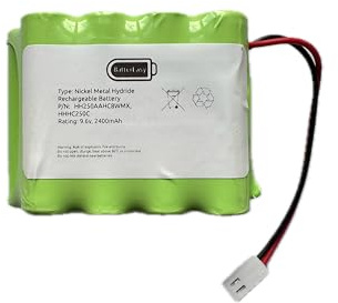 BatterEasy Battery Replacement Designed to fit HKC Quantum 70 SecureWave 9.6V Alarm Panel