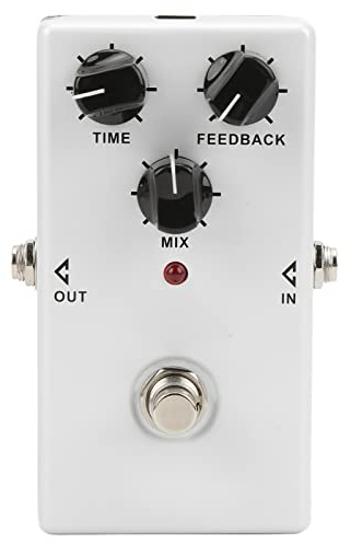 Metalleffektpedal, 30mA Clear Tone Analog Delay Pedal Einfache Einstellung mit True Bypass für E-Gitarre