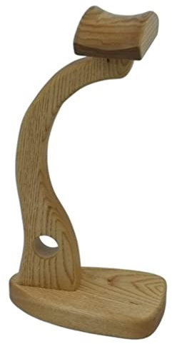 Headphone Hanger,Headphone Mount, Desktop Handmade Earphone Rack Game Table Accessories Multi-Function Headphone Holder Simple Solid Wood Headphone Stand for Desk (Color : Oak) (Color : ( Color : Ash