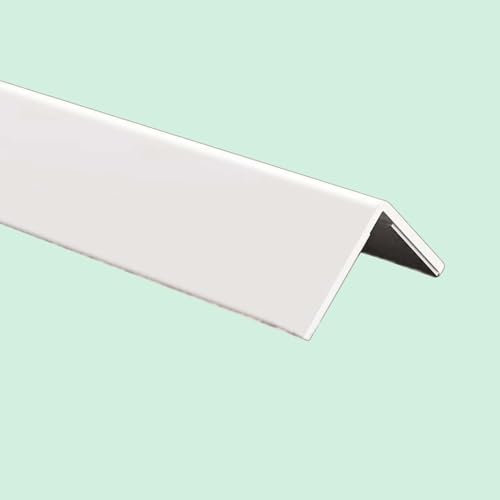 kantenschutz Wand Selbstklebende Eckschützer Hund kaut, Home PVC-Wandkantenschutz, Wandeckenschutz for scharfe Möbel Fliesenkantenschutz (Color : White, Size : 150CM(4.9FT)_5CM/1.9IN)