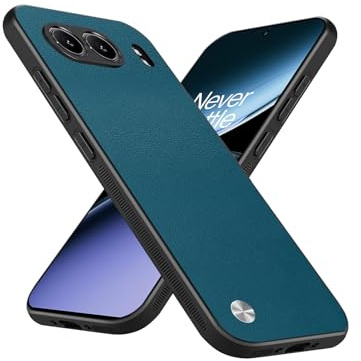 Puxssul Hülle: für OnePlus Nord 4 Hülle 5G, Weiche TPU Kanten, Kameraschutz PU Kunstleder Zurück Kratzfest Stoßfest Schutzhülle Cover für OnePlus Nord 4 2024 (Teal)