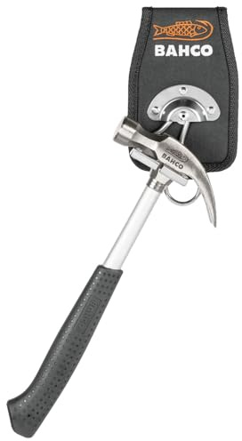 Bahco 429-16-HH Hammer Holster Belt Pouch and Steel Shaft Claw Hammer 16oz (450g)