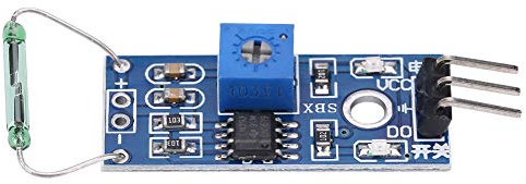 Kit Reed-Sensor-Magnetschaltermodul, Normalerweise Offen, Kupfer-Reed-Panels, für Türsensoren, Elektronische Waagen, Wasserzähler und Mehr