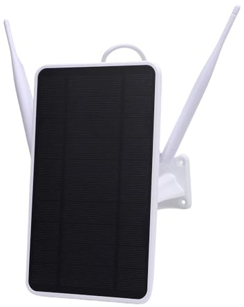 Fockety Router módem 4G LTE con energía Solar, Panel Solar de 6 W, IP66, Resistente a la Lluvia, Extensor WiFi USB Solar, Router inalámbrico para Exteriores para (Versión Europea (b1/3/7/8/20/28a/40