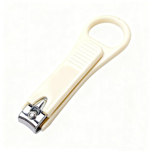 Premium nagelklippare, söt nagelvårdssats robust nageltrimmer fingernagel klippare för flickor present barn, beige