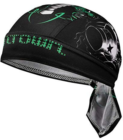 Bandana Kopftuch Herren Schnell Trocknender Bandana Cap Atmungsaktiver Piratenhut UV Schutz Schweißabsorbierendes Bikertuch Weiche Dünne Turban Mütze Funktionskappe für Outdoor Radfahren Motorrad