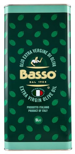 Basso Olio Extravergine di Oliva 100% Italiano latta da 5 Litri