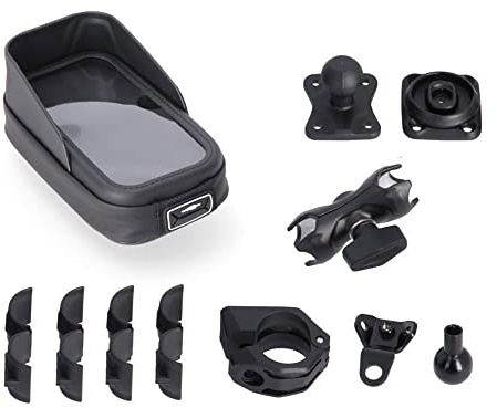 UNIVERSAL Set of Different GPS Holders with SW-MOTECH Handlebar Phone CASE