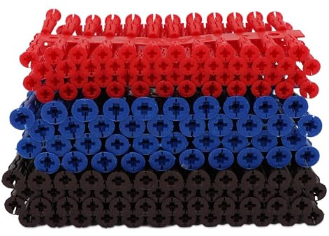 272 x Assorted Genuine Uno Rawl Plugs Universal Wall Expansion Screw Fixings, Multicolor