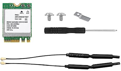 Carte WiFi pour Orange Pi 5 Plus WiFi 6 + BT5.2 Card2.4GHz & 5GHz Interface PCIe pour Carte sans Fil OPi5 Plus 1800Mbps