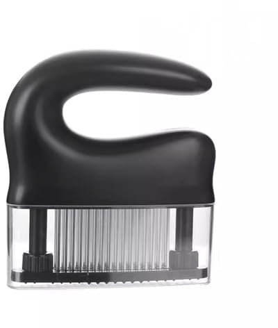 SLEDEZ Aguja Ablandadora De Carne Inicio Ablandador triturador de tendones de Cocina con Aguja de Carne Suelta(Black)