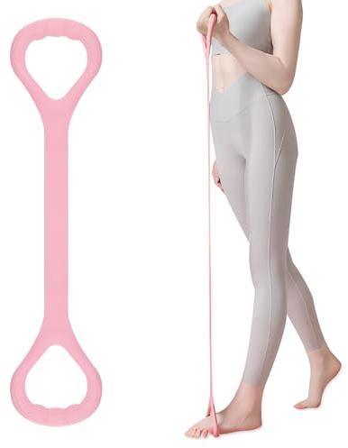 Yitexin 3 bandas de resistencia de figura 8, bandas elásticas para ejercicio, correa elástica para estiramiento de brazos, hombros, espalda, pecho, bandas elásticas para terapia física