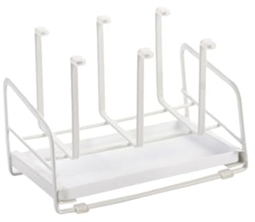 Cabilock Portavasos De Hierro para Cocina Organizador De Tazas y Vasos Soporte para Tazas Tipo Árbol Creativo para Uso Doméstico Escurridor Invertido para Café y Té