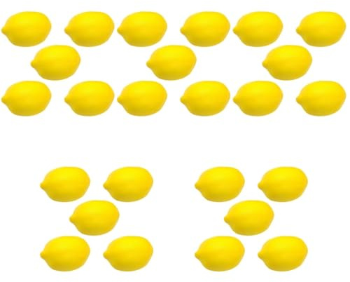 Amosfun 5 Ensembles Accessoires De Photographie Décoratifs en Imitation De Citron Presse-Agrumes pour Assaisonnement Au Poivre Et Au Citron Bananier Artificiel Faux Accessoires 5 pièces * 5