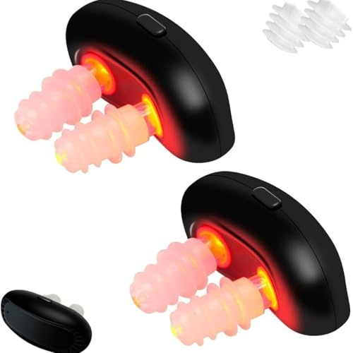 Cleriva Red Light Therapy Nose,Nova Flow Red Light Therapy,Red Light Nasal Therapy Device,Rhinitis Device,Nasal Soothing Device for Congestion,Sneezing,Runny Nose,Nasal Irrigation (2pcs)