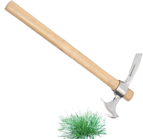 Zappa per scavare, piccone da giardino, piccone da giardino, con lama larga, strumento a mano efficiente, 41 cm