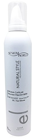 Espuma profesional NATURAL STYLE fijación normal 0% sin silicona 300ml sesioMWorld®