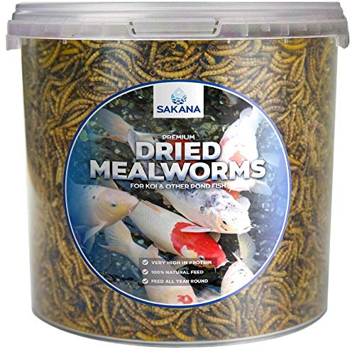 Sakana Alimento Premium para Peces de Alta Proteína, Lleno de energía, Hecho de Gusanos Secos. Alimenta a Tus Peces con lo Mejor.