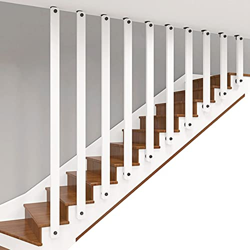 Main Courante Balustrade Rampe d’escalier Rampe,30-150 cm, Bois Massif Main Courante escalier intérieur extérieur (Personnalisation de la Prise en Charge de la Taille)