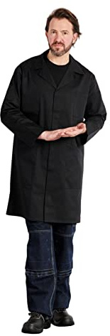 Hurry Jump Blouse de Travail Homme Femme Noire Bleu Gris Industrie Collection Vêtement Professionnel Noir T2-40/42