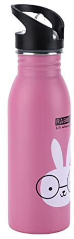 Metall Trinkflasche, Rostschutz 500ml Robuste Edelstahl Sportflasche Auslaufsicher Bunt mit Saugmund für Outdoor Sport zum Radfahren zum Camping