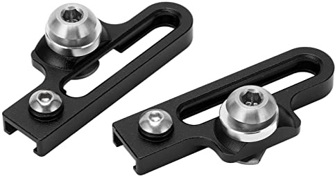 Demeras C Caliper Adapter Brakes, Parts 2Pcs Aluminum Alloy + Steel Screw for Road Bikes(Black)