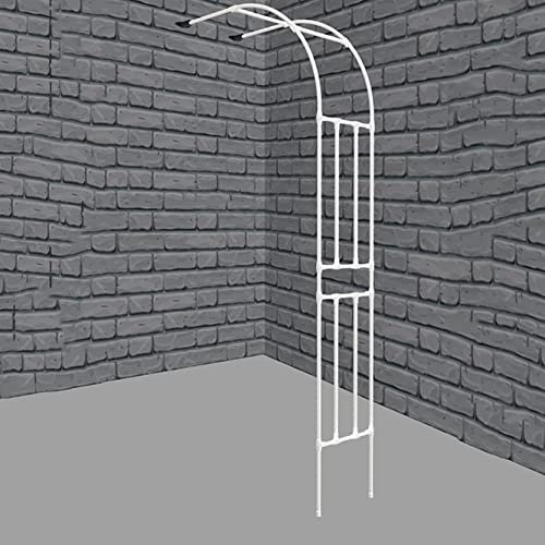 ZYFA Rosenbogen Torbogen Halbbogen Gartenbogen aus Metall Halbrund Rankhilfe Rosen Kletterer Garten Pergola Rosenhilfe Rankgitter Spalier Rosengestell für Kletterpflanzen,Gartendekoration,Blumen