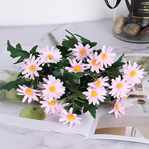 Equirider Idyllischer Stil Gänseblümchen Heimdekoration Gänseblümchen kleine Wilde Chrysantheme Simulation Bouquet Seide Kunstblumen