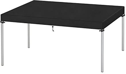 VANSHEIM Abdeckung für Gartenmöbel Wasserdicht schutzhülle für loungemöbel abdeckung winterfest Gartentisch Gartenmöbel Hülle tischplatte Gartenabdeckung mit Kordelzügen Winddicht Plane 150x90x15cm