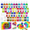 Tie Dye Kit 40 Farben - Stoff Farben Textilfarbe Set für DIY Hemd, Erwachsene und Kinder Textil Kleidung Malerei - Alles in 1 Fabric Tie Dye Batikfarben Set für T Shirt, Hoodie, Partybedarf