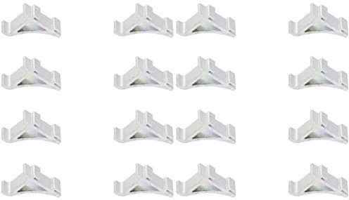 Angoily 2sets Kühlschrank Haken Gefrierschrank Clips Aluminium Größe 6 Kühler Klammer Einfach Installieren 8 Stücke * 2