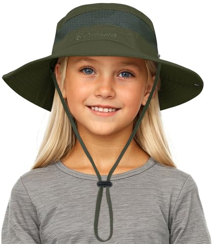 Durio Baby Sonnenhut für Mädchen und Jungen,Sonnenhut Kleinkind, Kinder Fischerhut,Sommerhut Breiter Krempe, Strandhut für Mädchen Jungen