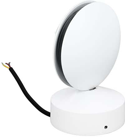 TYCIONG 10W LED-Wandleuchte, Rund, 360° Leuchtend, Dekorative Wandleuchte Flur, Gang, Korridor, Wohnzimmer, Heimdekoration Im Freien, Fensterbanklampe, AC85-265V (Weißes Licht)