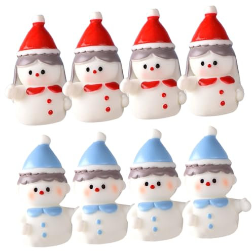 Alipis 8stücke Teiliges Figuren Für Weihnachtsdekoration Rustikale Tischdeko Für Festliche Anlässe Als Centerpiece Im Oder Schlafzimmer