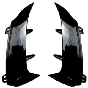 OUVECR Heckspoiler Für Benz Für CLA W177 Fließheck A45 A35 A180 A200 A220 Für AMG 2019 + Hinten Bumper Spoiler Seite Canard Air Vent C Heckscheiben Dachspoiler(HB Black)