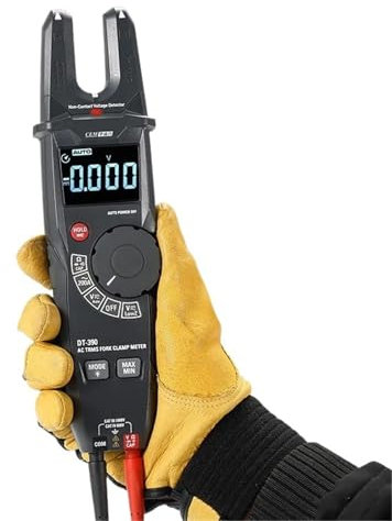 NIWPPKIMX DT-390 Industrial True RMS Current and Voltage Open Clamp Meter Electrician Multi-Energy Meter