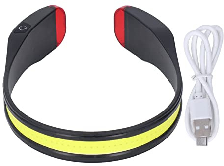Nikou LED Stirnlampe, COB 260° Weitwinkel 350 Lm Leistung Weitstrahlende Heckwarnleuchten, Tragbares Wearable Weaning Light Industrielle Arbeitsleuchten 3 Modi für Wandern