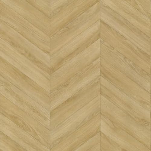 Sol Vinyle Inspiration - Parquet en Chevron - Chêne Naturel - Rouleau de 2m x 6m