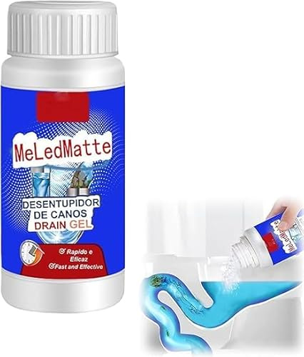 Pulitore di scarico, potente agente di dragaggio per tubi, potente detergente per lavello e scarico, strumento portatile per la pulizia della polvere, agente in polvere super per rimuovere gli