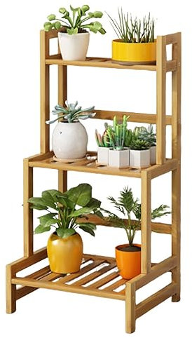 Moderno estante escalonado para plantas al aire libre para espacios pequeños, ideal para plantas de interior, patio, ventana y muebles de balcón