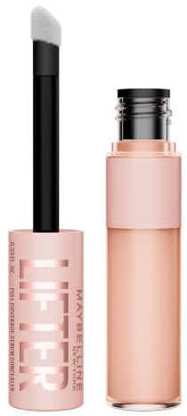 Maybelline New York Lifter Concealer, Corrector de Alta Cobertura, Larga Duración, Hidrata e Ilumina el Contorno de Ojos, Tono: 25, 11 ml