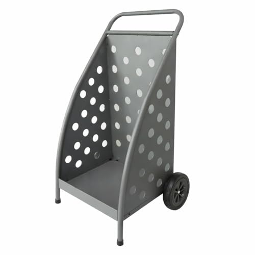 Carrello Portalegna con Ruote Grigio 65 x 48 x 90 cm
