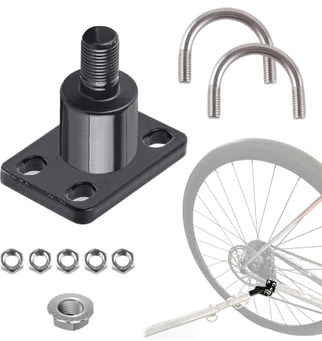 FVPKYUR Enganche De Bici De Remolque | Conector de Remolque para Bicicleta,Adaptador De Enganche para De Ciclismo,Viajes por Carretera Acampada Compras Desplazamientos Carrito De Bebe